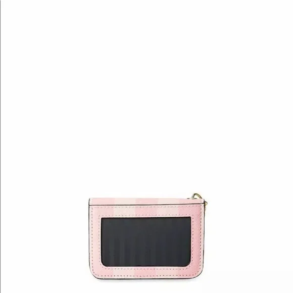 Victoria’s Secret Iconic Pink Stripe Credit Card Mini Wallet NWT - Picture 2 of 3